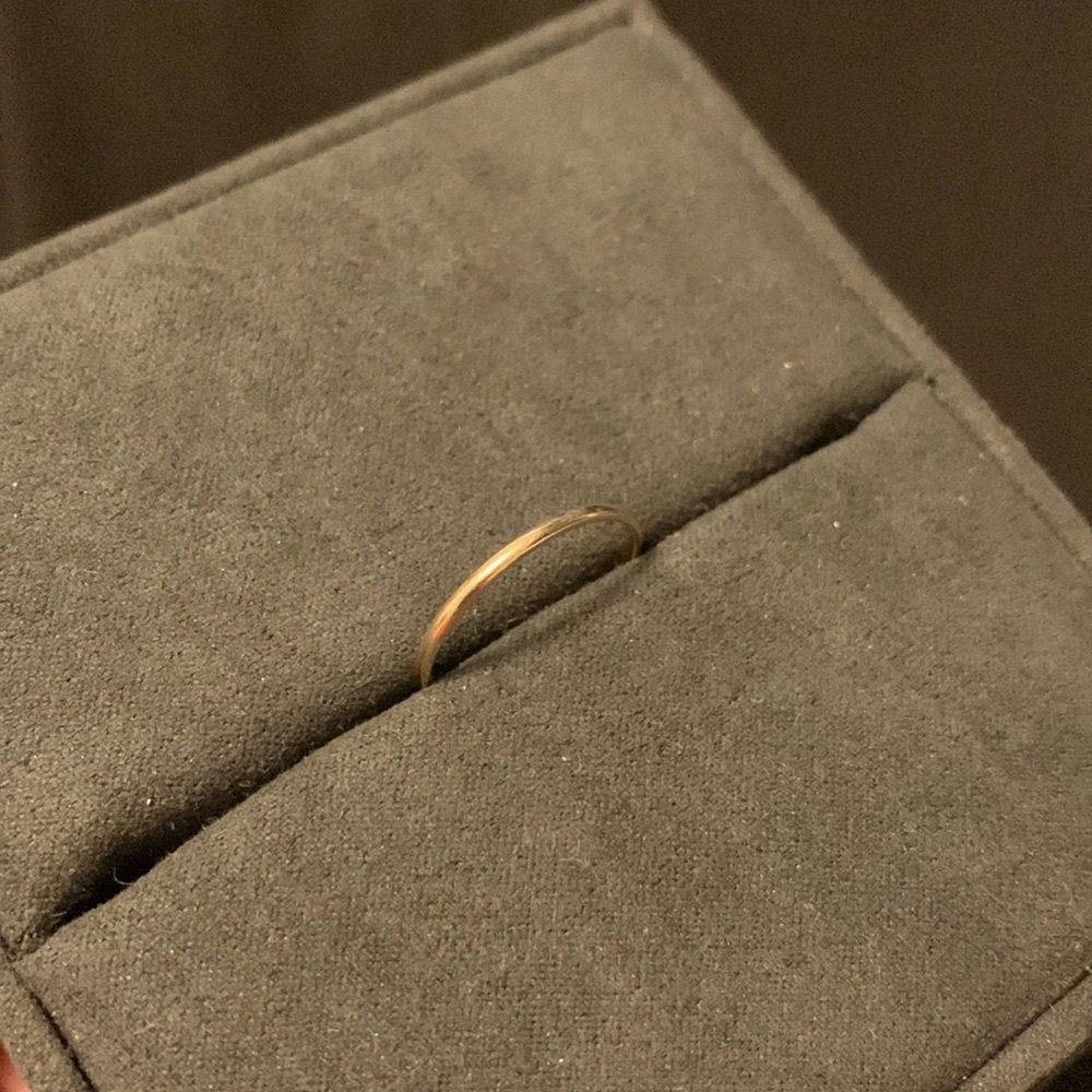 Mejuri Yellow Gold Stacker Ring